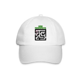 Witze Grüne Die Grünen Habeck Baerbock Partei Öko - Baseballkappe - Weiß/Weiß - Vorne