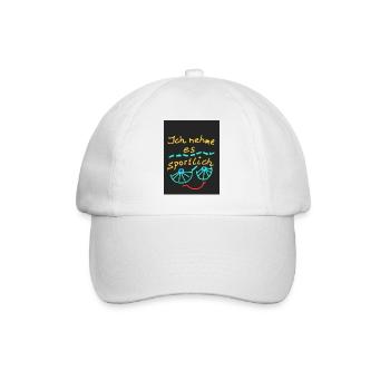 EG Sport I Vacances I Dictons I Positif I Cool - Casquette classique - blanc/blanc - Devant