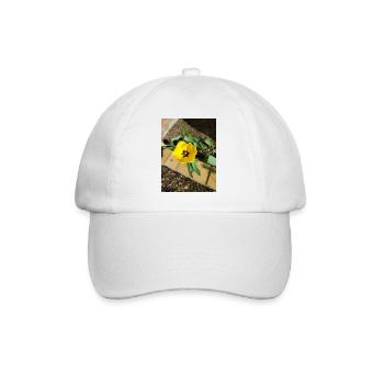 Yellow tulip - Baseball Cap - white/white - Front