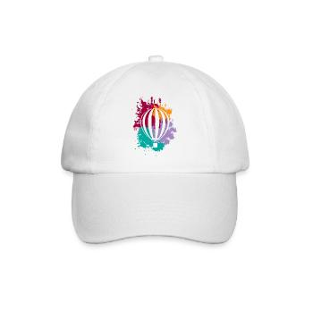 Vol en montgolfière Sky I Gift - Casquette classique - blanc/blanc - Devant