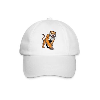 Tiger - Baseballkappe - Weiß/Weiß - Vorne