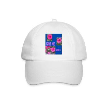 GIVE ME ROSES - Casquette classique - blanc/blanc - Devant