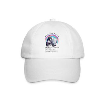 To save from oblivion - Baseball Cap - white/white - Front