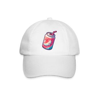 Soda Can - Vintage Barware - Baseball Cap - white/white - Front
