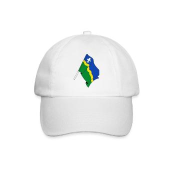Flag of the province of Flevoland - Baseball Cap - white/white - Front