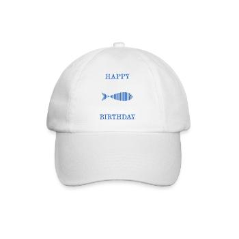 ALLES GUTE ZUM GEBURTSTAG. ALLES GUTE ZUM GEBURTSTAG. JAHRESTAG. - Baseballkappe - Weiß/Weiß - Vorne