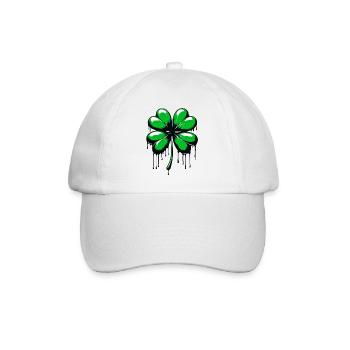 Trèfle à quatre feuilles - Casquette classique - blanc/blanc - Devant