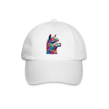Alpaca - Baseball Cap - white/white - Front