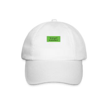 brat Girl summer - Baseball Cap - white/white - Front