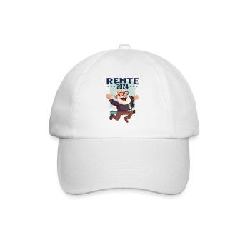 Rente 2024 Rentner Rentnerin Legende Ruhestand - Baseballkappe - Weiß/Weiß - Vorne