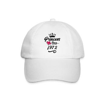 1972 Anniversaire de la princesse - Casquette classique - blanc/blanc - Devant