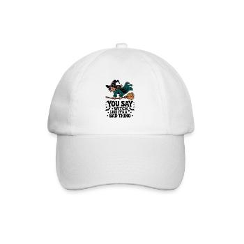 You Say Witch Like It's Bad - Baseball Cap - white/white - Front