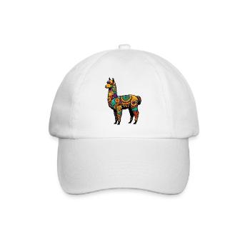 Alpaca - Baseball Cap - white/white - Front