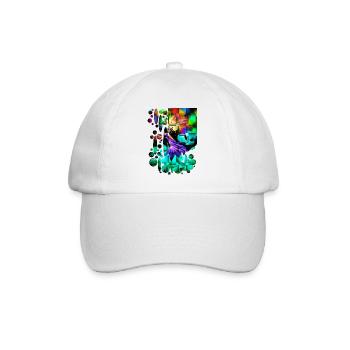 Feu d’artifice de danse fantastique - Casquette classique - blanc/blanc - Devant