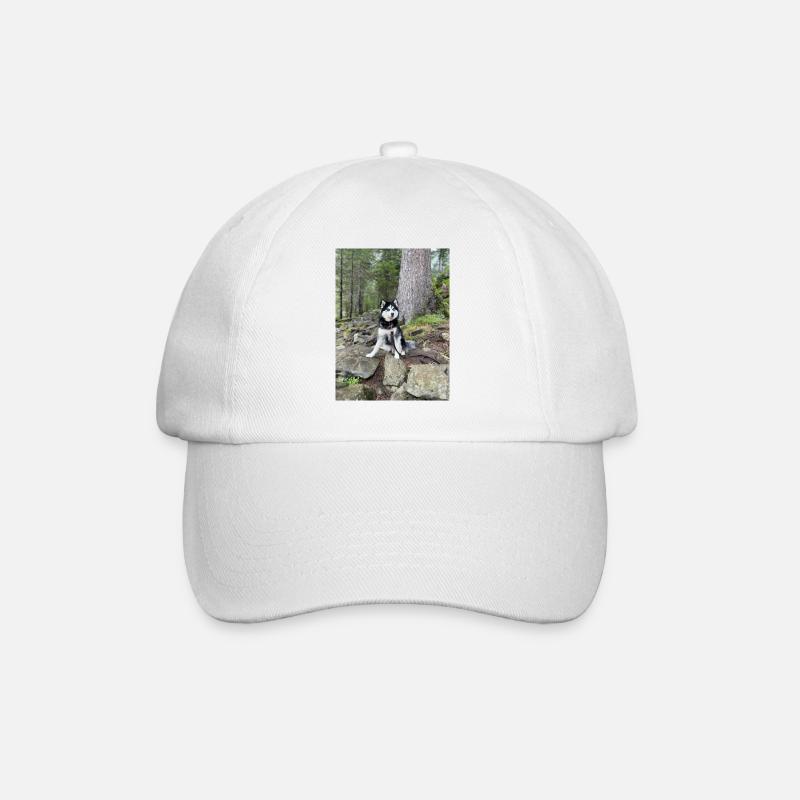 Husky - Baseballkappe - Weiß/Weiß
