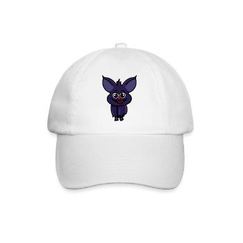 Chauve-souris Halloween Enfants Mignon Coeurs Yeux Chauve-souris - Casquette classique - blanc/blanc - Devant