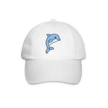 Dauphin - Casquette classique - blanc/blanc - Devant