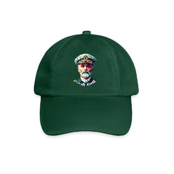 Portrait Captain Edward Smith Polygon Art - Baseball Cap - bottle green - Front