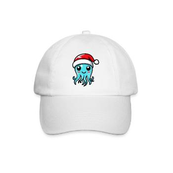 Méduse Noël mignon - Casquette classique - blanc/blanc - Devant