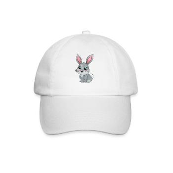 Kleiner Hase - Baseballkappe - Weiß/Weiß - Vorne