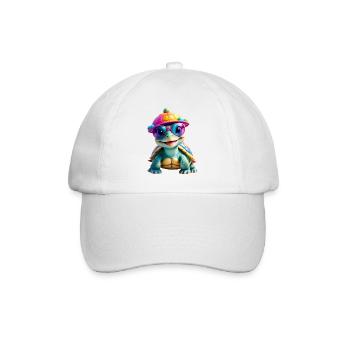 Turtle - Baseball Cap - white/white - Front