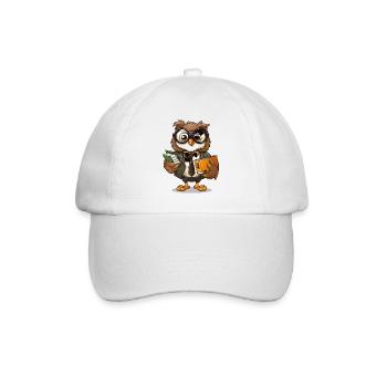 Professor Hoot - Baseballkappe - Weiß/Weiß - Vorne