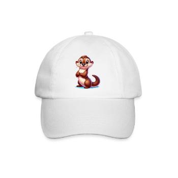 Otter - Baseball Cap - white/white - Front