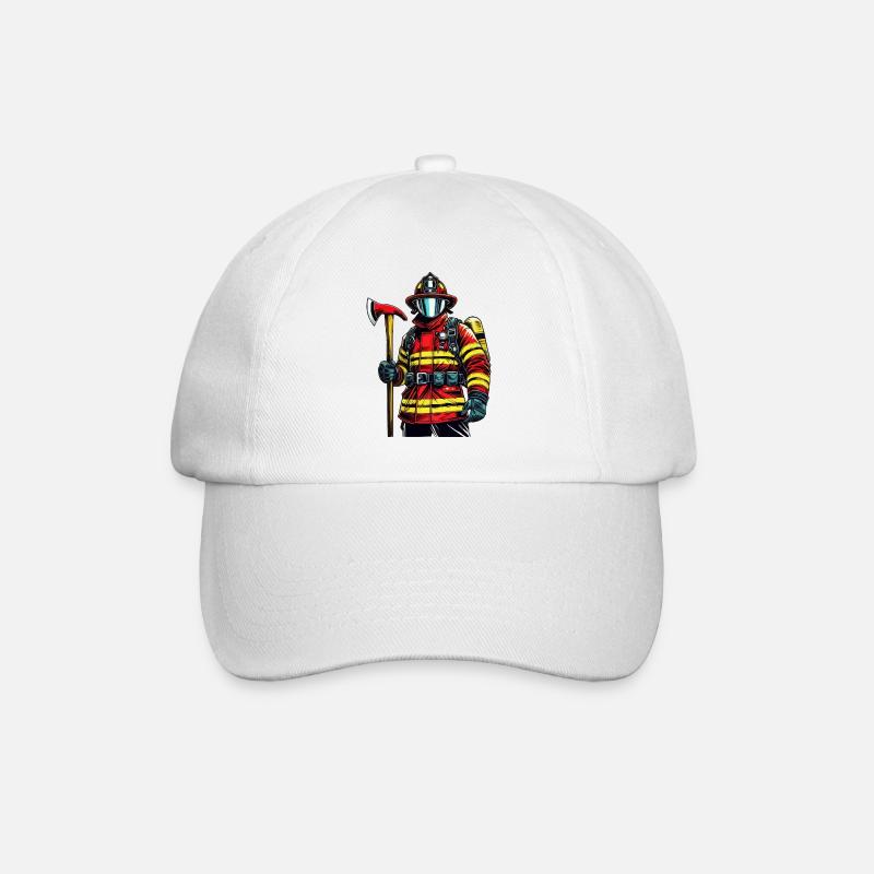 Pompier - Casquette classique - blanc/blanc