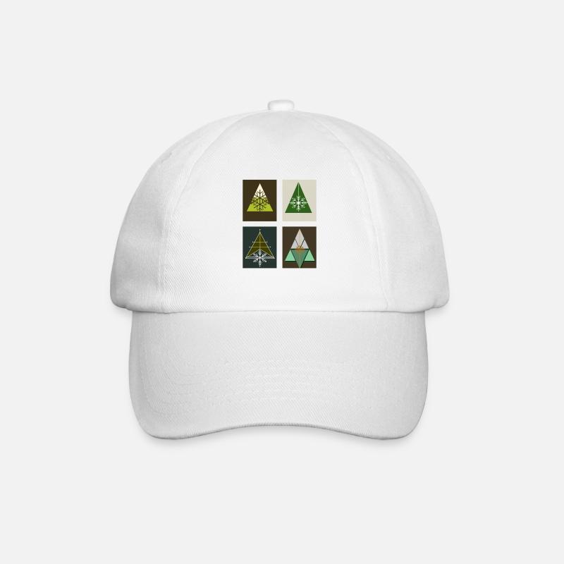 Weihnachtsbäume - Art - Baseballkappe - Weiß/Weiß