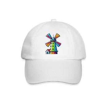 Moulin à vent - Casquette classique - blanc/blanc - Devant