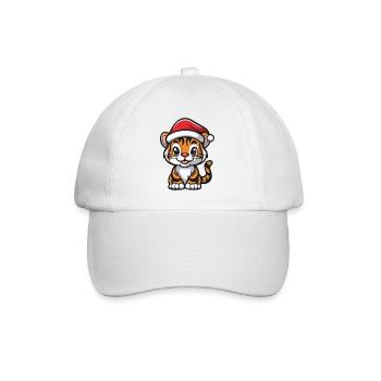 Noël du tigre - Casquette classique - blanc/blanc - Devant