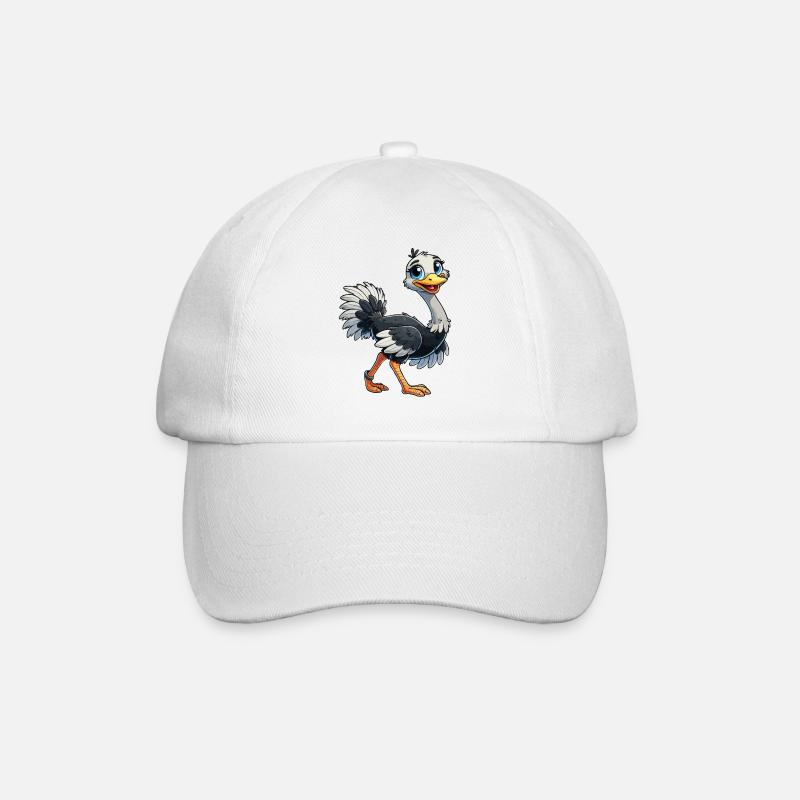 Strauß - Baseballkappe - Weiß/Weiß