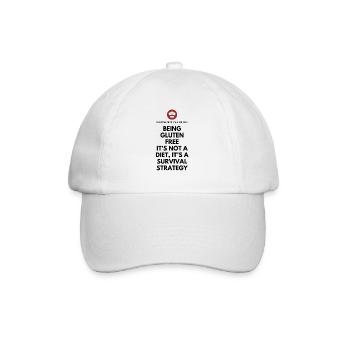 Survival Strategy Tee - Baseball Cap - white/white - Front
