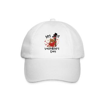 xoxo love you amore Flowers Women Valentine day 14 - Baseball Cap - white/white - Front