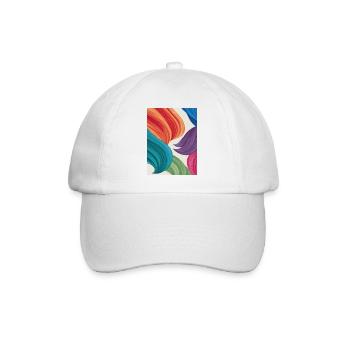 Feather-light colours - Baseball Cap - white/white - Front