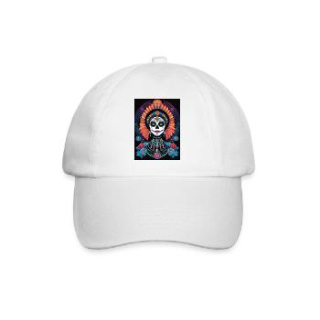 LA CATRINA DELUXE - Baseball Cap - white/white - Front