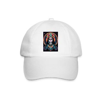 LA CATRINA DELUXE - Baseball Cap - white/white - Front