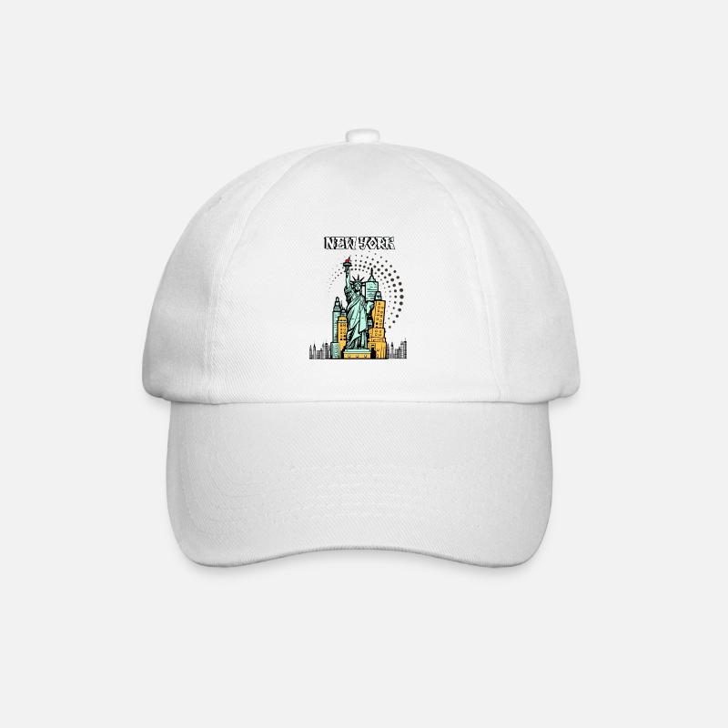New Yorker Ikone - Baseballkappe - Weiß/Weiß