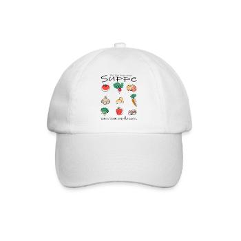Soupe de légumes - Casquette classique - blanc/blanc - Devant