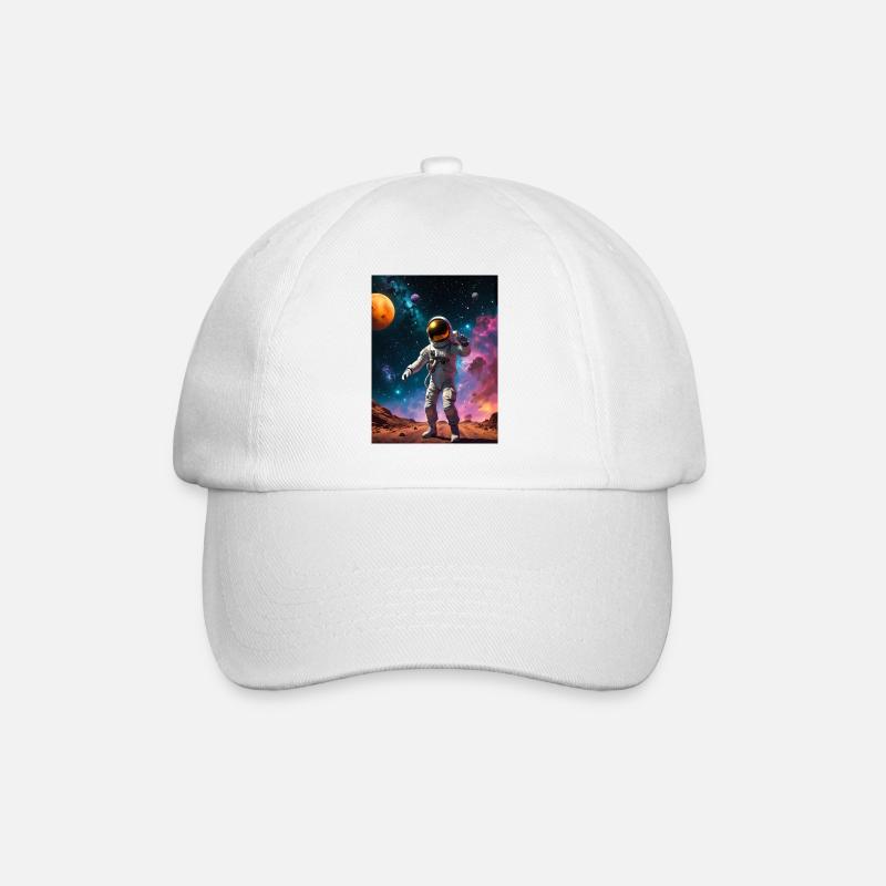 Astronaut - Baseball Cap - white/white