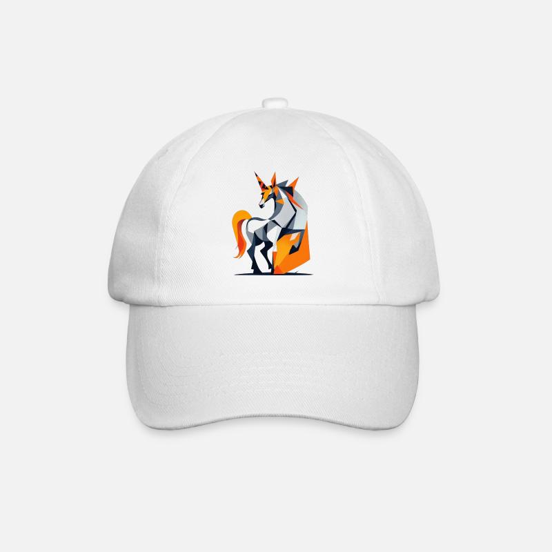Einhorn - Baseballkappe - Weiß/Weiß