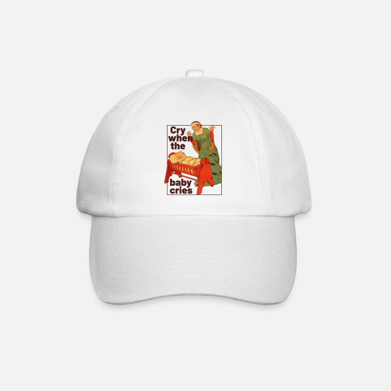 Mittelalter Mom Art - Baseballkappe - Weiß/Weiß