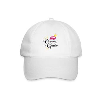 Camping Queen Caravane - Casquette classique - blanc/blanc - Devant