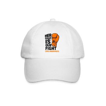 Votre combat est le nôtre – CRPS Reconnaissance - Casquette classique - blanc/blanc - Devant