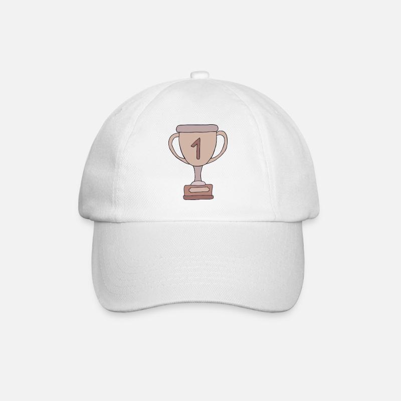 Cup 1 - Baseball Cap - white/white