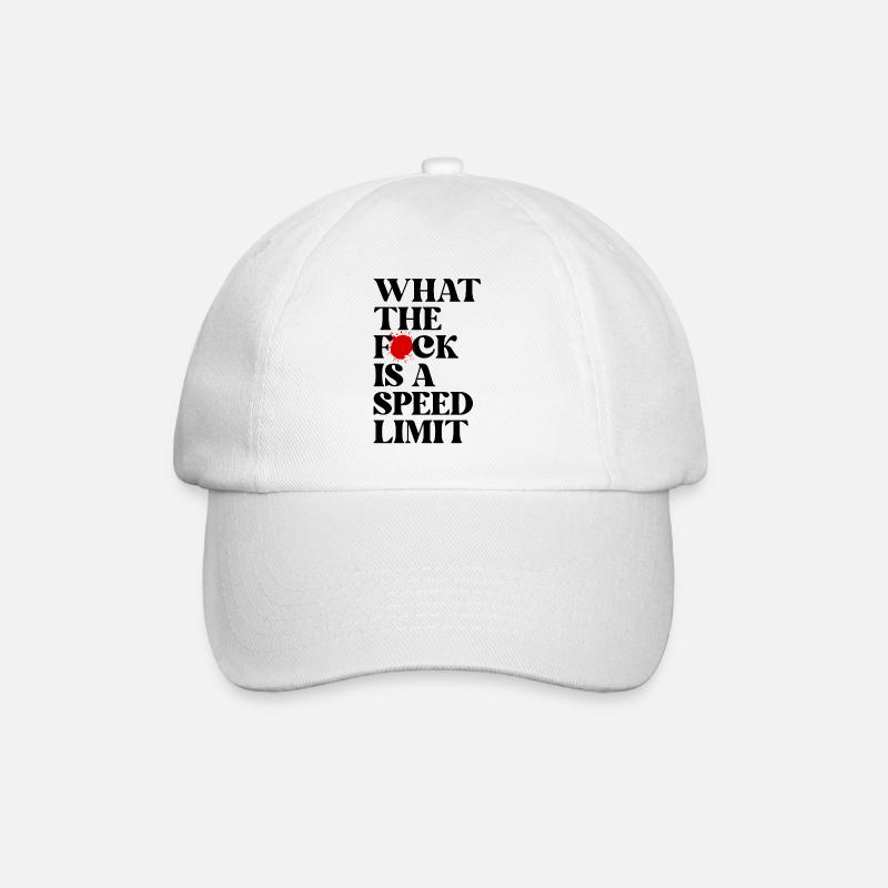 Auto - Baseballkappe - Weiß/Weiß