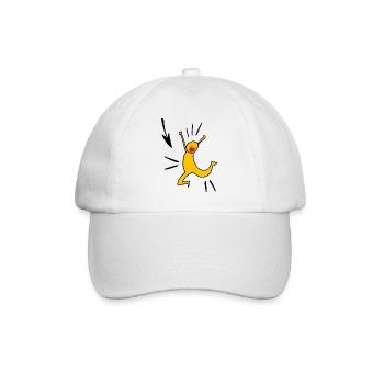 Yellow joy - Baseballkappe - Weiß/Weiß - Vorne