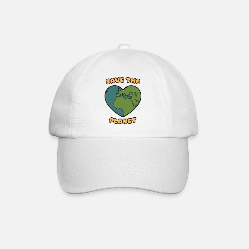 Sauvez la planète - Casquette classique - blanc/blanc