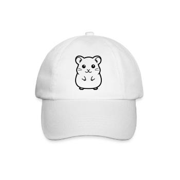 hamster - Casquette classique - blanc/blanc - Devant