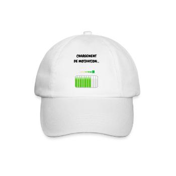 MOTIVIERENDE BELASTUNG - Baseballkappe - Weiß/Weiß - Vorne